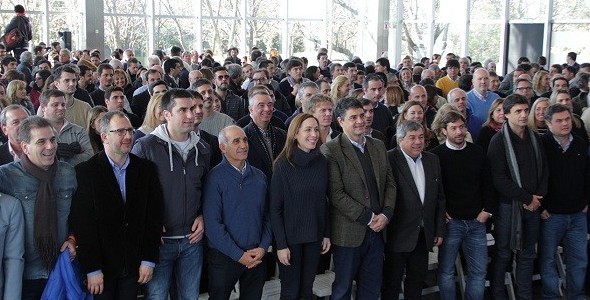 Vicente López fue el escenario de la reunión de gabinete ampliado de María Eugenia Vidal