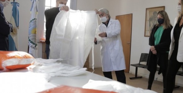 Vicente López recibió donaciones para el Hospital Houssay