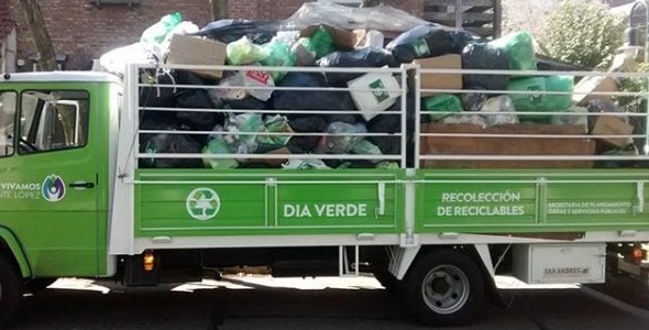 La recolección de residuos reciclables y montículos continúa con normalidad en Vicente López 