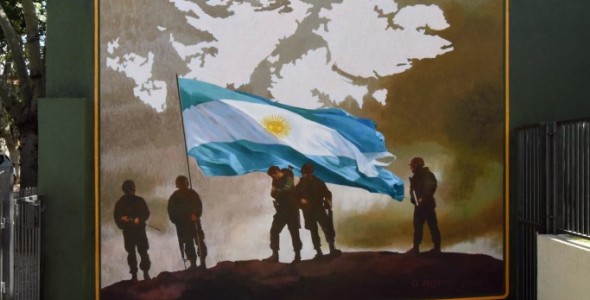 Vicente López inauguró un mural en honor los ex combatientes y caídos en la Gesta de Malvinas