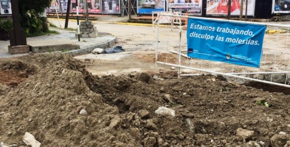 Se desarrollan obras en el Puerto de Olivos, para evitar los desbordes cloacales