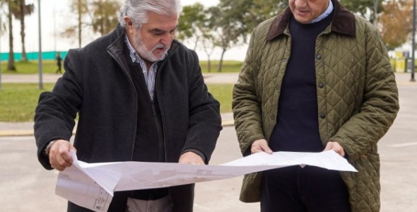 Jorge Macri recorrió las obras de la puesta en valor de distintos espacios en el Paseo de la Costa