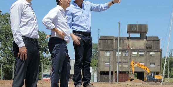 POSSE Y TIZADO EN LAS OBRAS DEL FUTURO PARQUE PÚBLICO DEL PUERTO DE SAN ISIDRO
