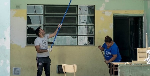 SAN ISIDRO: EMPEZARON LAS REFACCIONES EN ESCUELAS PROVINCIALES DEL DISTRITO