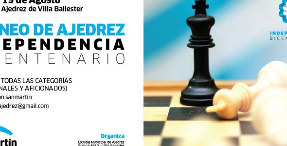 Llega a San Martín el Torneo de Ajedrez del Bicentenario para grandes y chicos