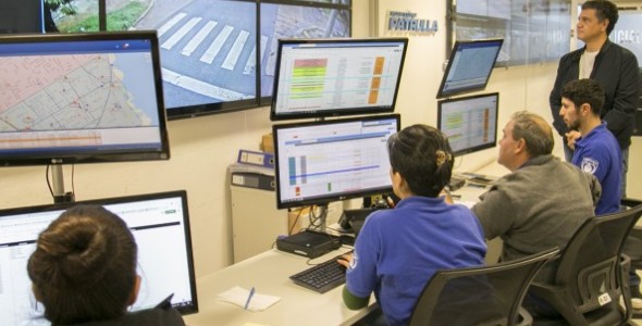 Jorge Macri visitó el centro de despacho donde se atienden las urgencias por Coronavirus