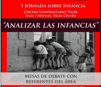 PRIMERA JORNADA SOBRE INFANCIAS en TIGRE: 