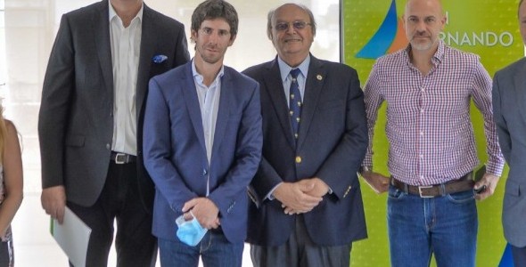 Juan Andreotti firmó importante acuerdo para avanzar con el Parque Industrial