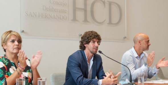 Juan Andreotti inició el período de sesiones del Concejo Deliberante de San Fernando