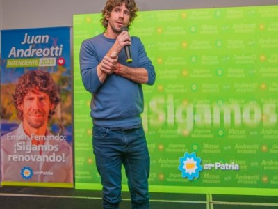 Juan Andreotti ganó ampliamente con el 54%