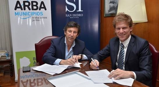 SAN ISIDRO FIRMÓ UN CONVENIO DE COLABORACIÓN CON ARBA 