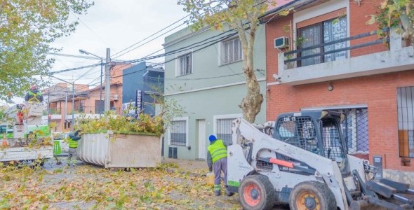 Continúan los operativos de poda correctiva en San Fernando