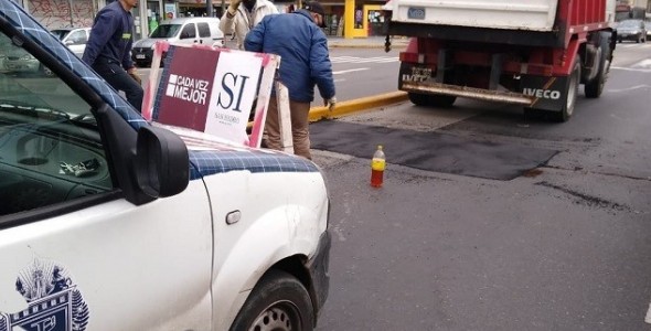 SAN ISIDRO: MEJORAS EN PAVIMENTOS DEL CENTRO DE MARTÍNEZ 