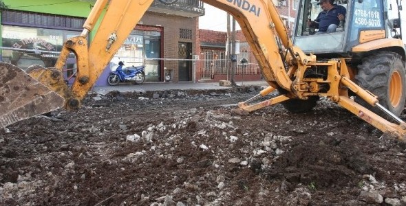 Nuevas obras de repavimentación en Villa Ballester