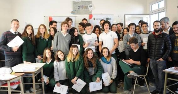CONCEJALES Y ALUMNOS DEL  COLEGIO MARTÍN Y OMAR  PROTAGONISTAS DEL SISTEMA  DEMOCRÁTICO