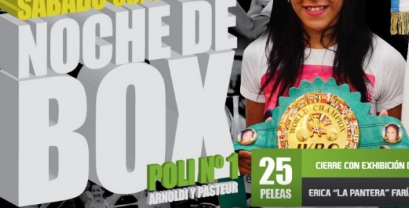 Gran exhibición de box en San Fernando con La Pantera Farías