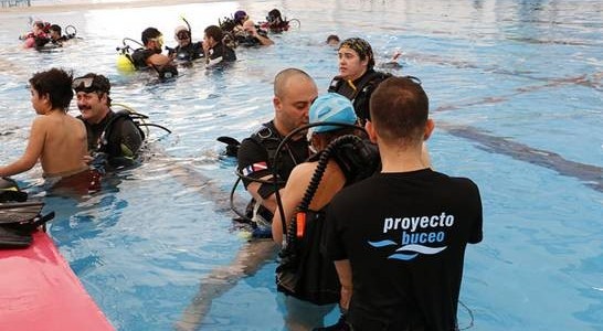 EN SAN ISIDRO SE REALIZÓ UNA NUEVA JORNADA DE BUCEO INCLUSIVO