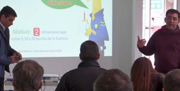 Capacitación para agentes de Transporte de la Provincia