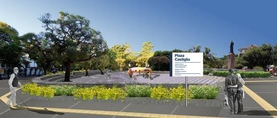 La Plaza Castiglia tendrá un anfiteatro para eventos culturales