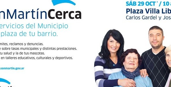 San Martín se acerca a los barrios con distintos servicios