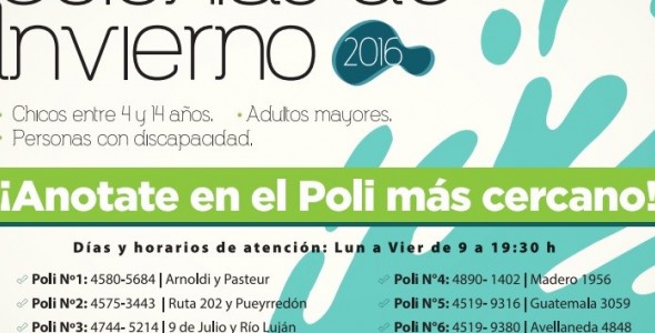 Comenzaron las inscripciones para la Colonia de Invierno 2016 en San Fernando