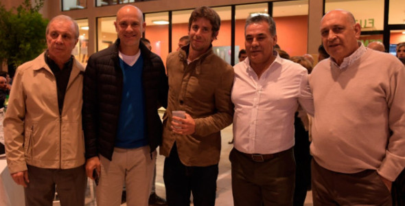Juan Andreotti acompañó a los empleados de comercio de San Fernando en los festejos por su día