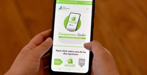 Con gran éxito, los vecinos continúan usando la plataforma Compramos en Sanfer