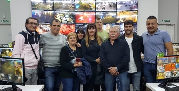 Vecinos del barrio Crisol visitaron el Centro de Operaciones de San Fernando