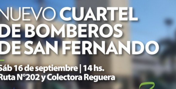 Mañana es la inauguración del nuevo Cuartel de Bomberos de San Fernando