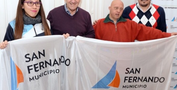 Andreotti entregó un apoyo económico a deportistas sanfernandinos