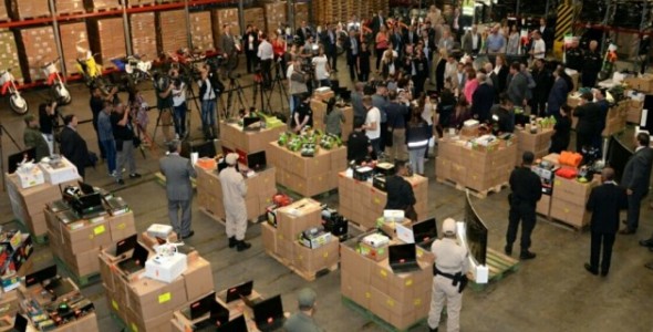 Bullrich encabezó entrega de bienes incautados al crimen organizado