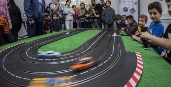 El Museo del Juguete y una fiesta de scalextric