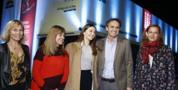 Katopodis y Marianela Núñez inauguraron la nueva Escuela de Danza, Música y Circo de San Martín