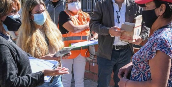 Nuevo operativo de prevención del dengue y vacunación en el barrio San Martín