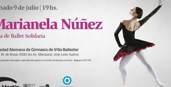 Nueva gala solidaria de Marianela Núñez en San Martín