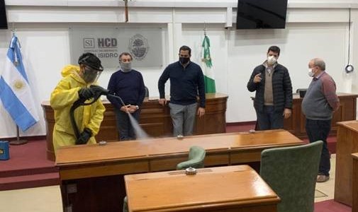 DESCONTAMINACIÓN CON VAPOR EN EL HCD DE SAN ISIDRO
