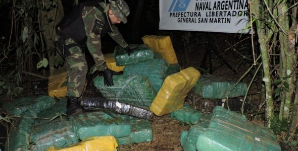 Con otros 7100 kilos incautados en Misiones: suman 19 toneladas de marihuana en tres días