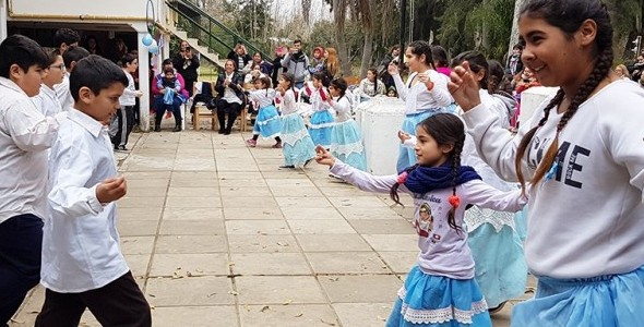 El 9 de Julio se festejó en las escuelas isleñas de San Fernando