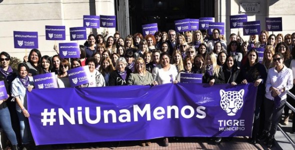 Tigre, presente en una nueva marcha de “Ni una menos”