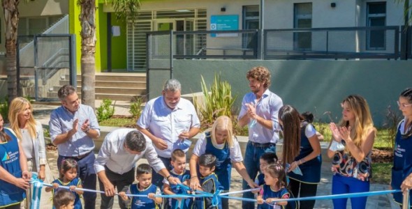 Se inauguró el Jardín Maternal Municipal de Villa Jardín en San Fernando