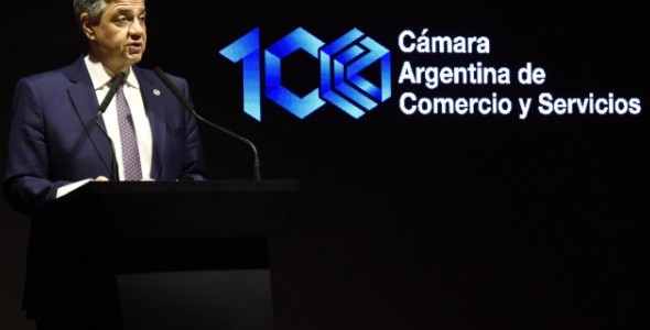 Jorge Macri, en el centenario de la Cámara Argentina de Comercio