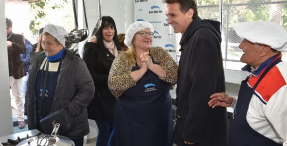 Katopodis inauguró la primera Unidad Gastronómica de San Martín
