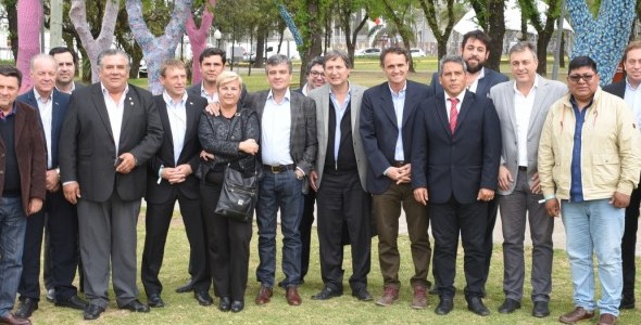 Encuentro de intendentes peronistas en San Martín