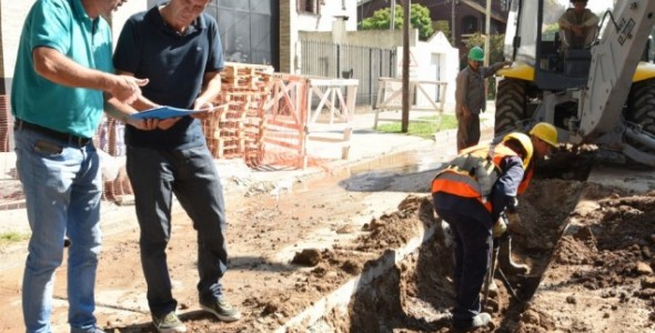 Katopodis recorrió una nueva obra hidráulica en San Andrés