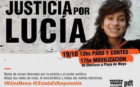 La jornada de #JusticiaPorLucía en la zona norte