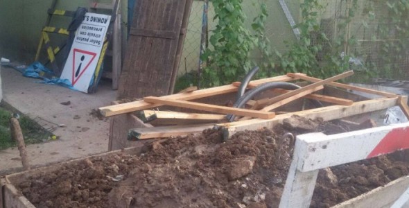 Explosión y pánico en el barrio Las Flores
