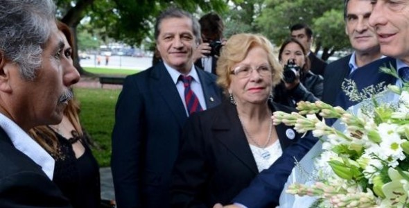 El Presidente homenajeó a los ex combatientes de la guerra de Malvinas