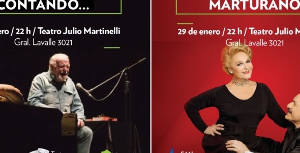 Claudia Lapacó, Antonio Grimau y Pepe Soriano se presentarán en el Teatro Martinelli
