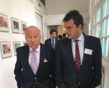 Massa se reunió con el presidente de la Corporación Andina de Fomento