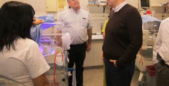 Jorge Macri visitó la Maternidad Santa Rosa